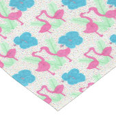Flamingo Fun Tropical Pattern Korte Tafelloper (Hoek)