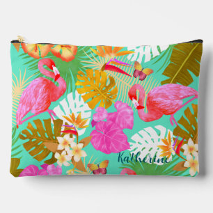 Flamingo Garden Blauwgroen Etui