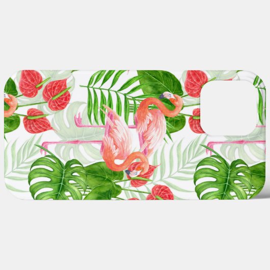 Flamingo garden Case-Mate iPhone case (Achterkant (horizontaal))