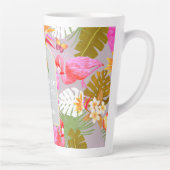 Flamingo Garden Grey Latte Mok (Rechts)