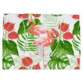 Flamingo garden groot cadeauzakje (Achterkant)
