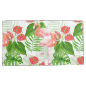 Flamingo garden kussensloop (Voorkant-Rechts)