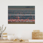 Flamingo Gathering - Afdrukken Poster (Keuken)