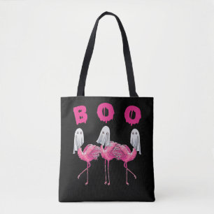 Flamingo   Ghost Flamingo Boo Halloween Costume Draagtas