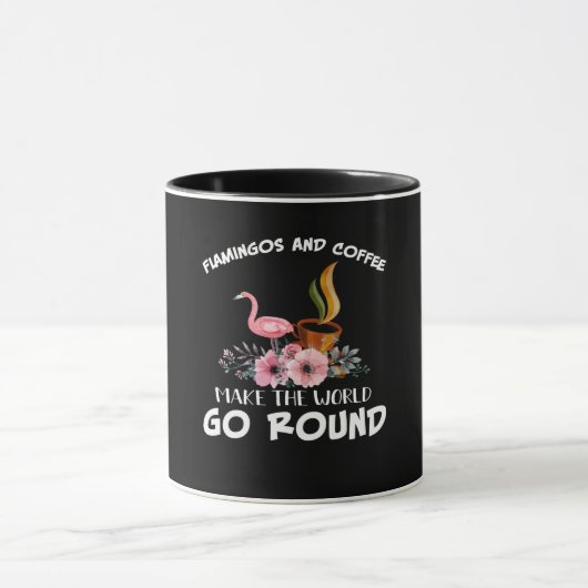 Flamingo Gift | Flamingo en koffie Mok (Midden)