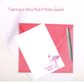 Flamingo Glory Post-It Notes