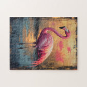 Flamingo Golden Sunset Paint Legpuzzel (Horizontaal)