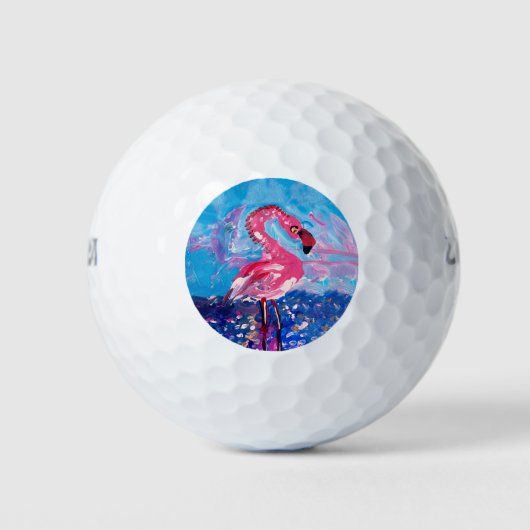 Flamingo Golfballen (Voorkant)