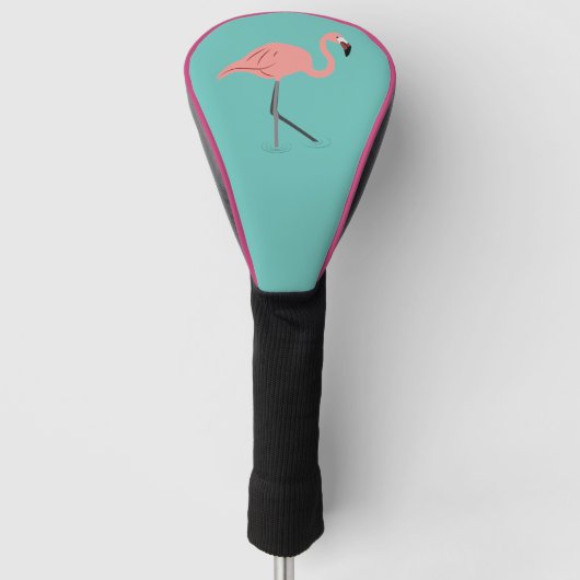 Flamingo Golfheadcover (Voorkant)