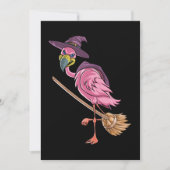 Flamingo | Halloween Flamingo Witch Scary Save The Date (Voorkant)