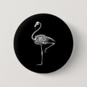 Flamingo Halloween Ronde Button 5,7 Cm (Voorkant)