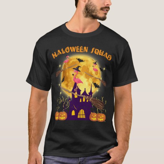 flamingo halloween squad shirt (Voorkant)