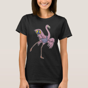 Flamingo Handbal speler Handbal Sporten T-shirt