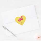 Flamingo Hart Sticker (Envelop)