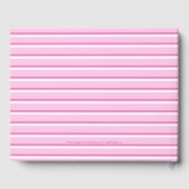 Flamingo heet roze grafisch baby shower gastenboek (Achterkant)