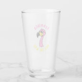 Flamingo helemaal glas (Achterkant)