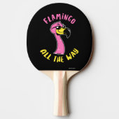 Flamingo helemaal tafeltennisbatje (Achterkant)