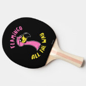 Flamingo helemaal tafeltennisbatje (Zijkant)