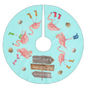 Flamingo Holiday Adventures Kerstboom Rok (Voorkant)