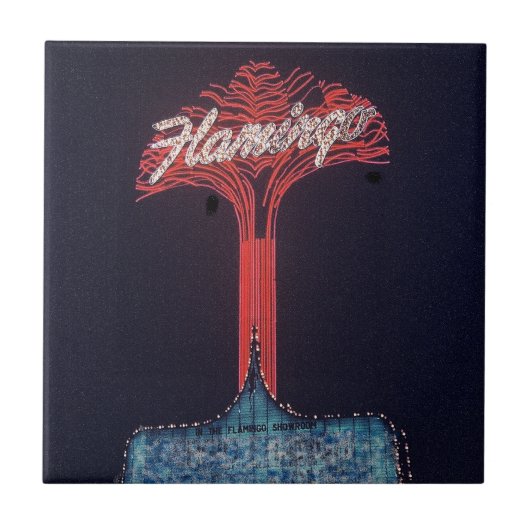 Flamingo Hotel Las Vegas Tegeltje (Voorkant)