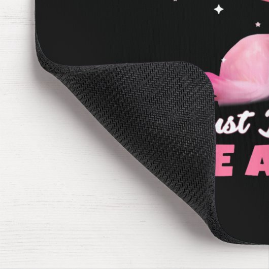 Flamingo Ik heb het recht om te zwijgen Muismat (Hoek)