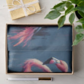 Flamingo Impressionisme Schilderen Decoupage Tissuepapier (Geschenk)