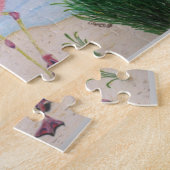 Flamingo in de Marsh Puzzle Legpuzzel (Zijkant)