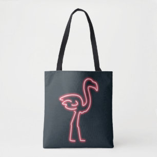 Flamingo in Neon Pink Draagtas