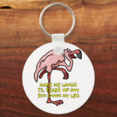Flamingo Incontinence Sleutelhanger (Voorkant)