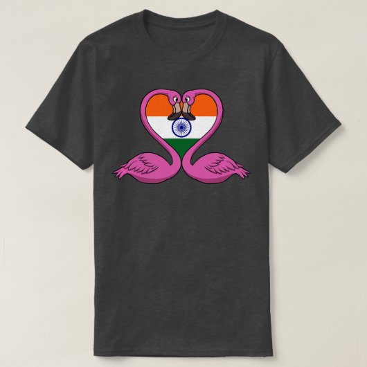Flamingo India T-shirt (Design voorkant)