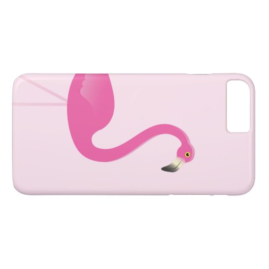 Flamingo iPhone 7 plus Hoesje (Achterkant (Horizontaal))