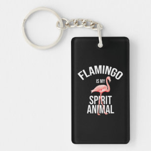Flamingo is mijn Spirit Animal Flamingo Bird Cute Sleutelhanger