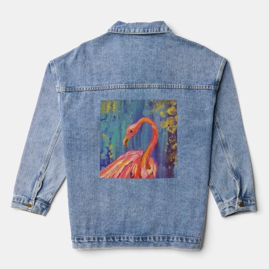 Flamingo jeans jacket (Verso)