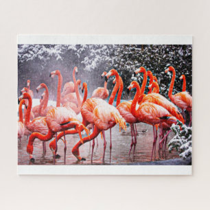 Flamingo Jigzaag Puzzle Legpuzzel