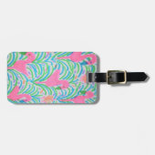 Flamingo Jungle Feest  Bagagelabel (Voorkant horizontaal)