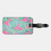 Flamingo Jungle Feest  Bagagelabel (Achterkant horizontaal)