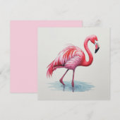 Flamingo Kaart (Voorkant / Achterkant)