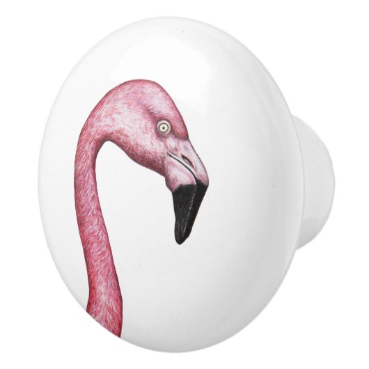 Flamingo Keramische Knop (Rechts)