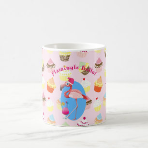 Flamingo Kerst Cocktails en Cupcakes! Op maat gema Koffiemok
