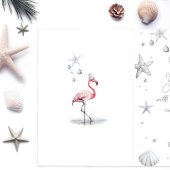 Flamingo Kerst Kaart 