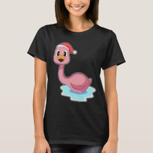 Flamingo Kerst pet T-shirt