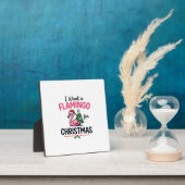 Flamingo Kerstcitaten Vector Fotoplaat (Insitu)