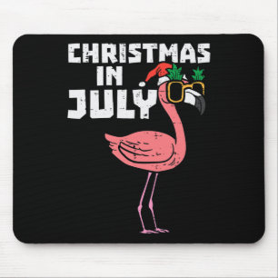 Flamingo Kerstman Zonnebril Kerstmis In Juli Schat Muismat