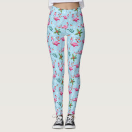 Flamingo Kerstmis Leggings
