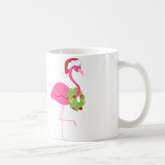 Flamingo Kerstmis Mok (Rechts)