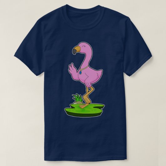 Flamingo Ketting T-shirt (Design voorkant)