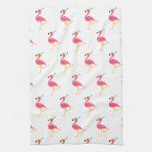 Flamingo keukenhanddoek (Verticaal)