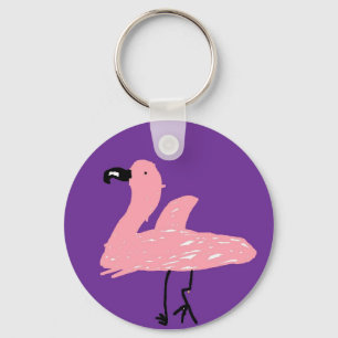 Flamingo Key-keten Sleutelhanger