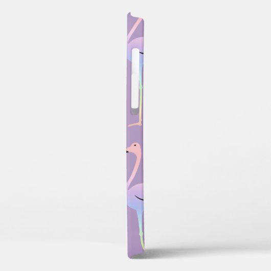 Flamingo kleurrijke regenboogvogel. Schitterend na Case-Mate iPhone Case (Achterkant / Links)