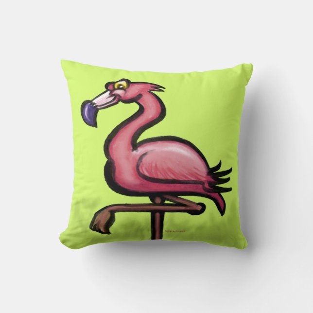 Flamingo Kussen (Voorkant)
